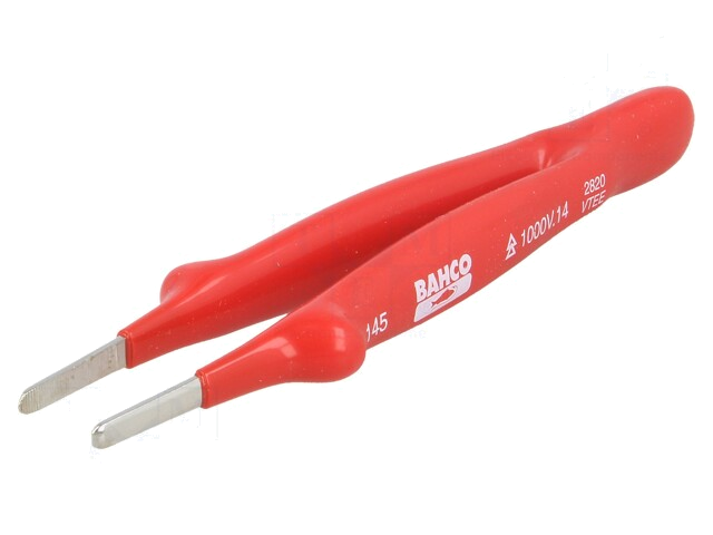 Pincet; 150mm; De vorm van de punt: rond; voor elektronica Pincet; 150mm; De vorm van de punt: rond; voor elektronica